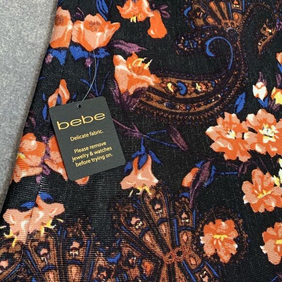 — BEBE — NWT gorgeous floral printed bandage skirt - Picture 5 of 5